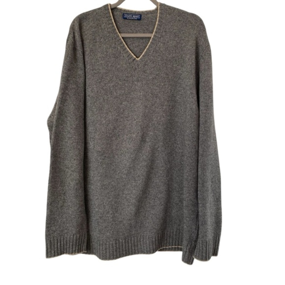 DUTTI SPORT By Massimo Dutti Men’s Wool Blend V-Neck Sweater XXL (44)